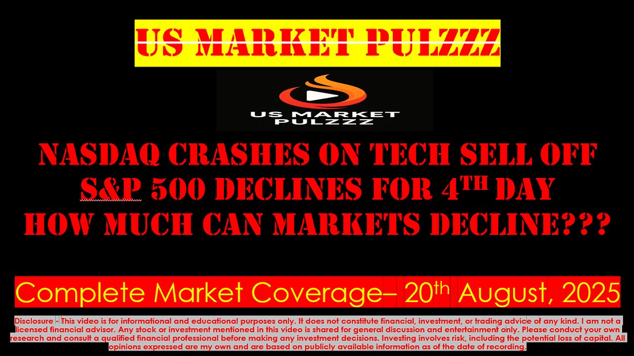 US Market News, Updates & Wrap | August 20, 2025 | Dow Jones, Nasdaq & S&P 500