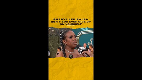 @thesherylleeralph Don’t you ever give up on yourself