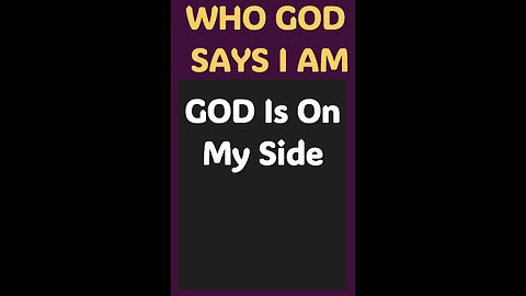 GOD IS ON MY SIDE #wordofgod #worry #Jesus #wisdom #God #power #love #truth #message