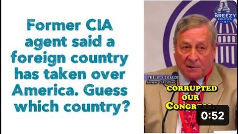 "Ex-CIA Agent Claims Foreign Country Has Taken Control of America: Guess Which One"