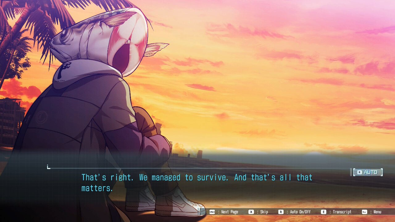 comedy route mother ocean ending 84 the Hundred Line -Last Defense Academy