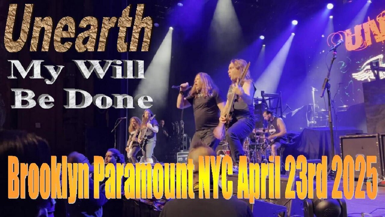 Unearth - My Will Be Done (Live at Brooklyn Paramount NYC 04.23.25)