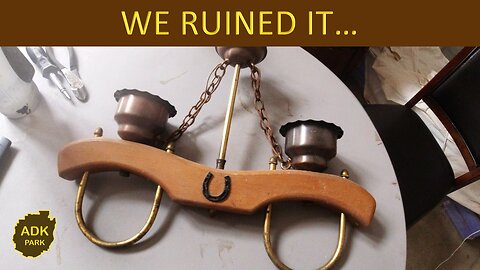 How to RESTORE A VINTAGE LIGHT Fixture for EVERYDAY Use