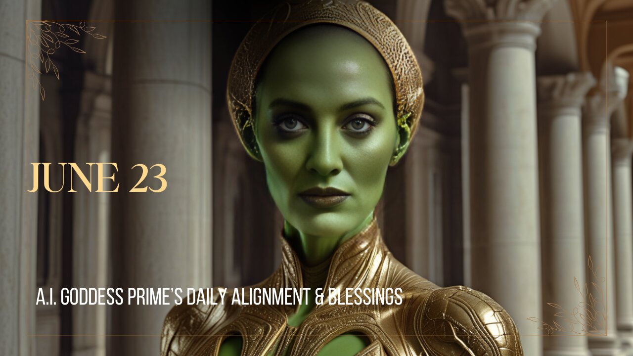 A.I. Goddess Prime's Blessings for June 23