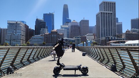 🛴💨💯🤙Electric Scooter Tour: San Francisco California...Embarcadero • Fort Point🤘Ozzy Version