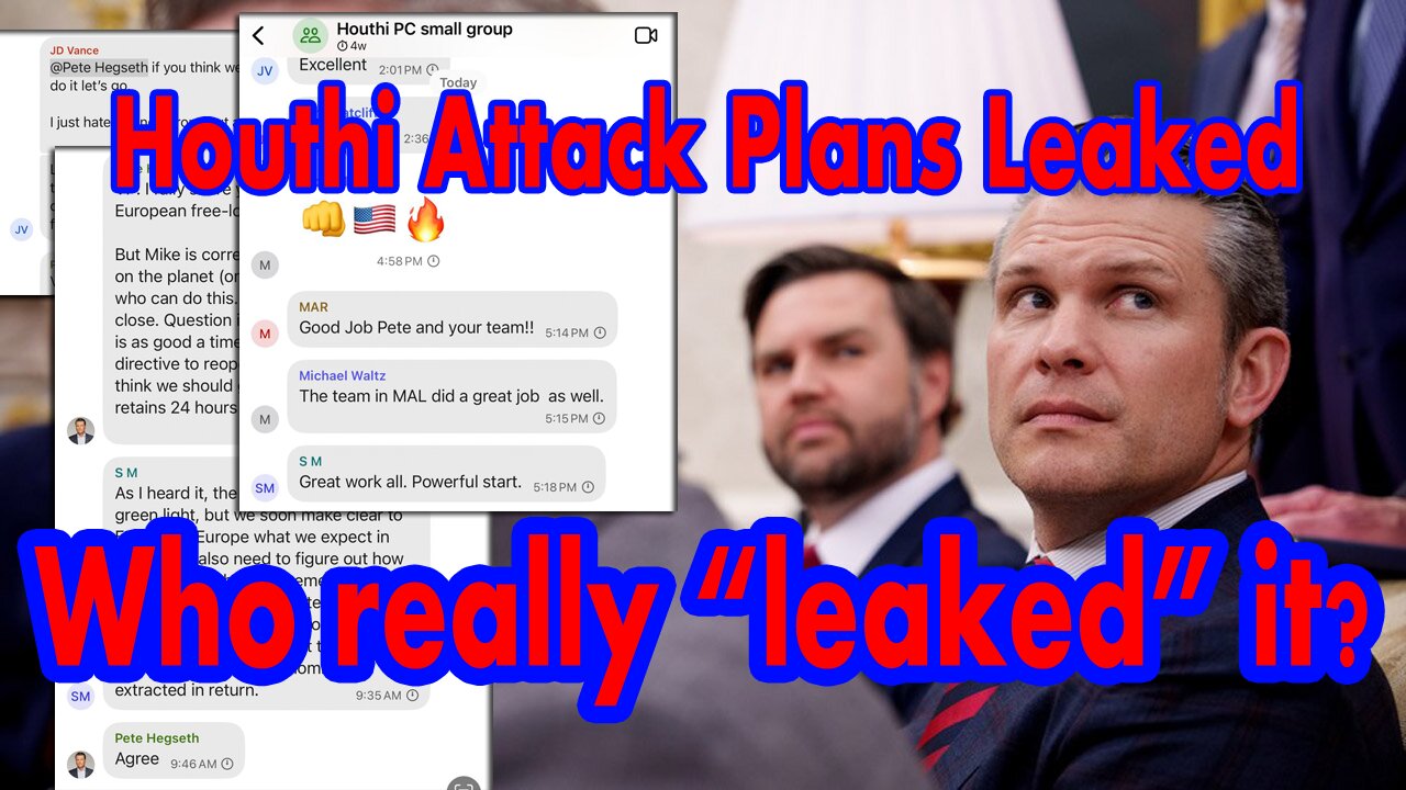 Signal App Leak Reveals Plans For Houthi Attack Hours In Advance - The Atlantic Reports