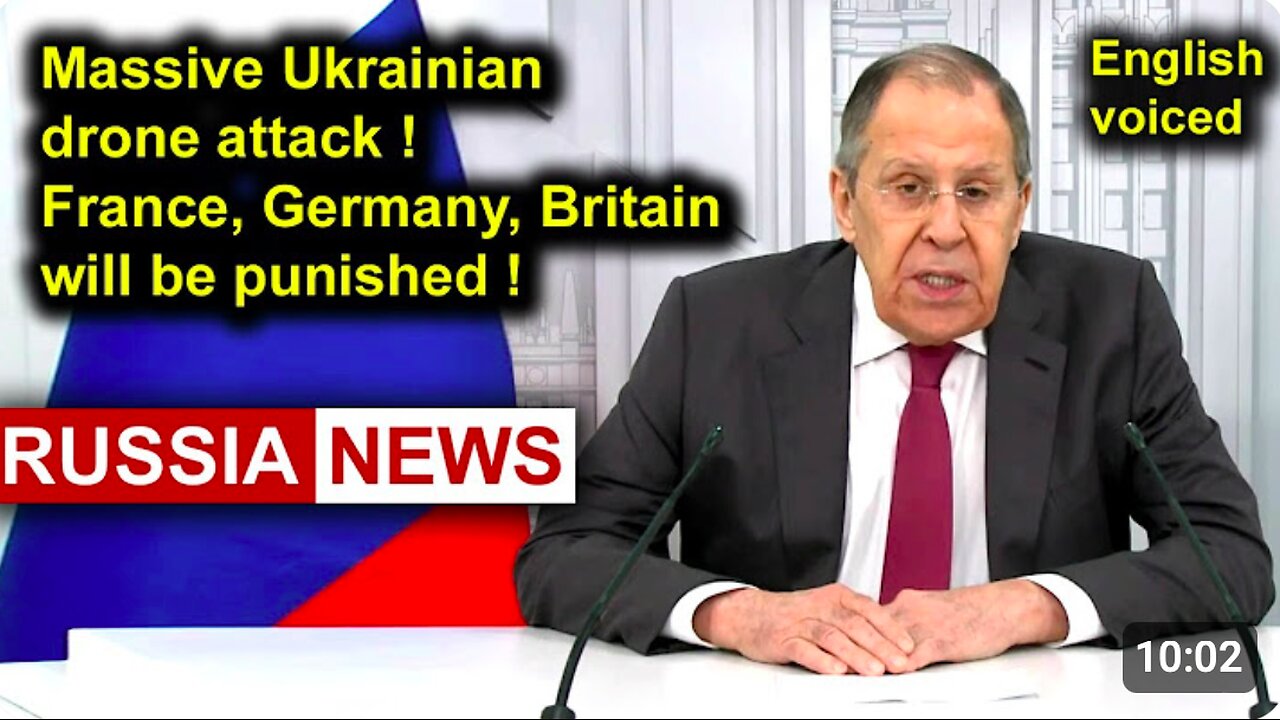 Massive Ukrainian drone attack! France, Germany, Britain will be punished!