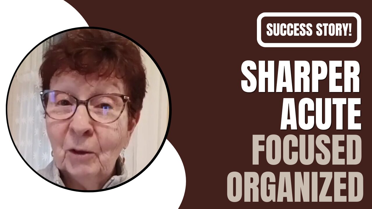 Lorna - 79 Years Old and WINNING! "I'm now sharper, acute and organized..."