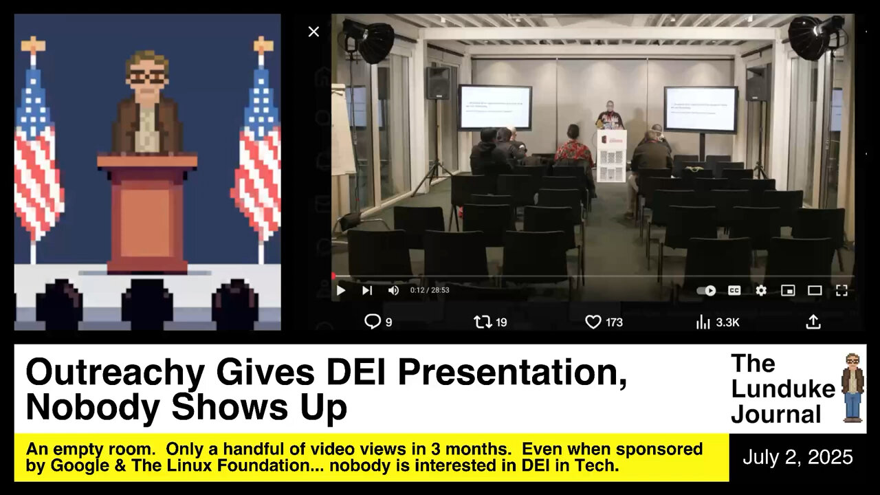 Outreachy Gives DEI Presentation, Nobody Shows Up