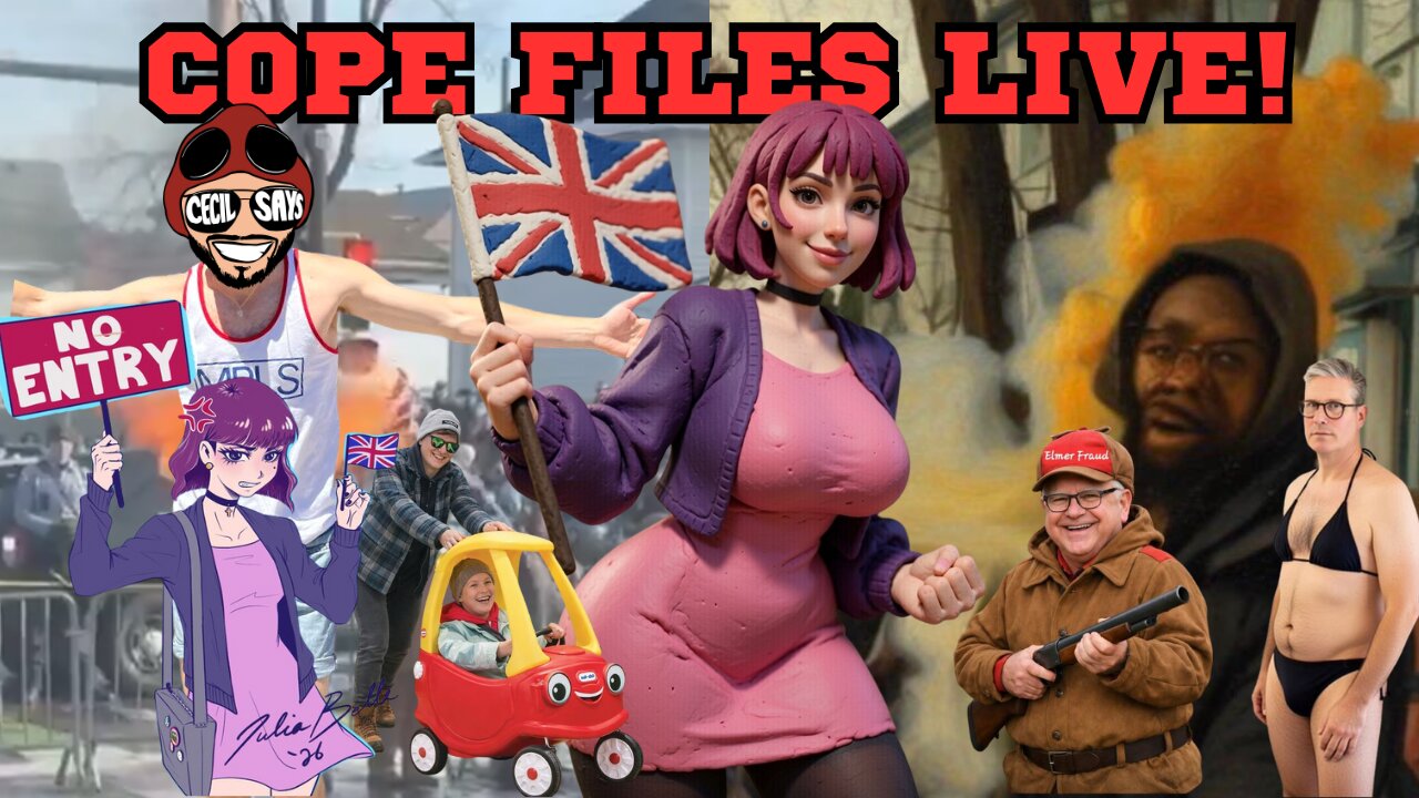 Cope Files Live - The Good Shooting Day 7. British Propaganda Backfire. More Minnesota Madness.