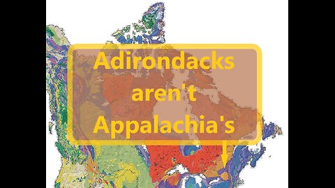 Adirondacks aren't Appalachia's (A song about the ADKs being part of the Canadian Shield Mountains.
