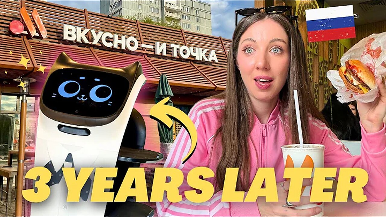 RUSSIAN McDonald's 3 years after Sanctions! Robots and crazy prices