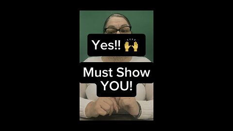 Yes Must Show You! 😁