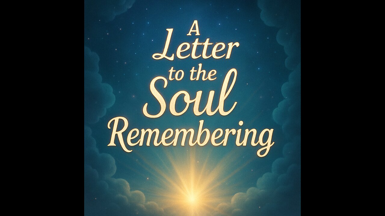 A Letter to the soul remembering