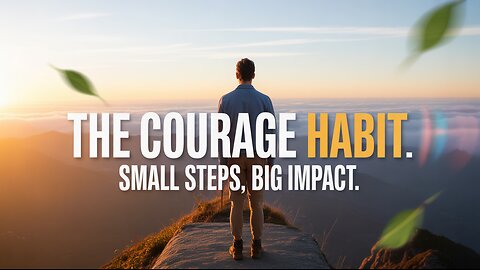 The Courage Habit: Small Steps, Big Impact! #CourageHabit #SmallStepsBigImpact #PersonalGrowth