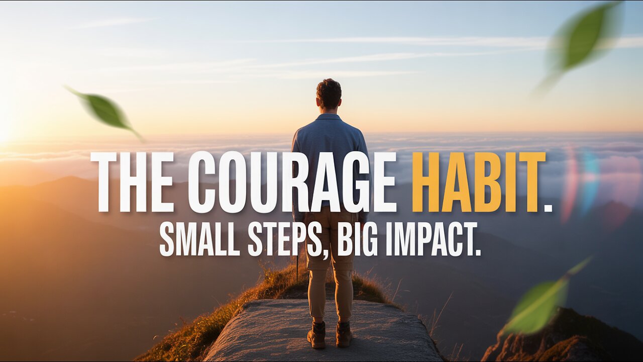 The Courage Habit: Small Steps, Big Impact! #CourageHabit #SmallStepsBigImpact #PersonalGrowth