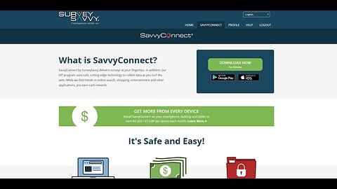 SAVVYCONNECT EARN UP TO £15 OR 💲15 AND AMAZON VOUCHERS BY SHARING DATA ON YOUR PHONE, TABLET AND PC🎖