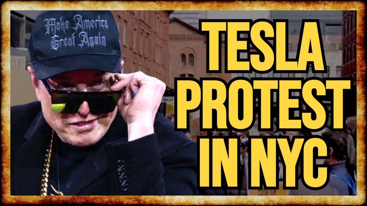 LIVE: 'Tesla Takedown' Protest in NYC - On The Ground Coverage