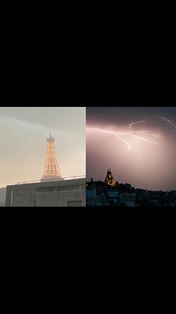 Watch The Eiffel Tower Disappear During Storms