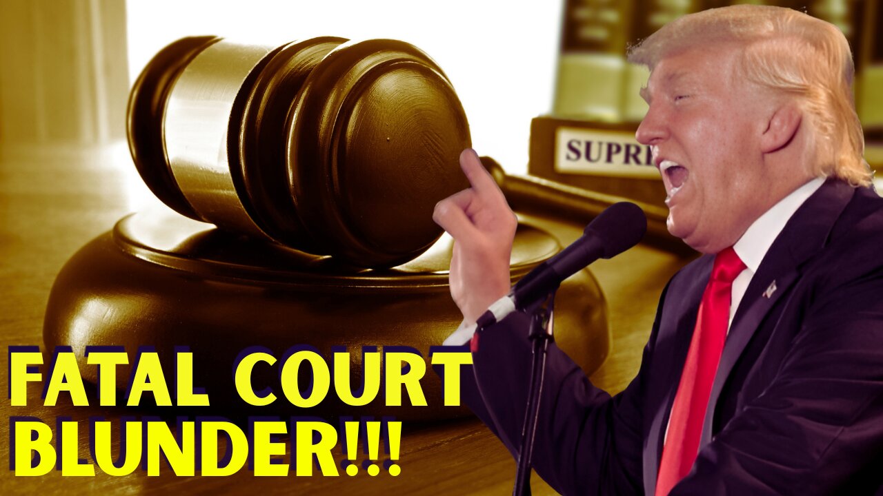 Trump Commits CRITICAL MISTAKE in Court and FAILS to HIDE IT