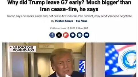 #trump #canada #war what happened before President TrUMP LEFT G7