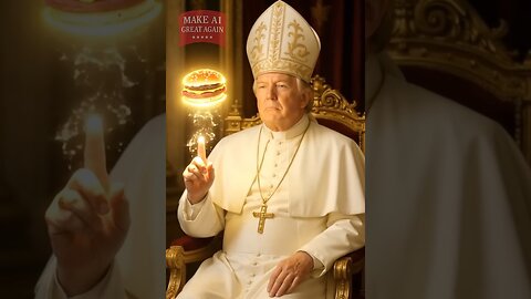 MAKE POPE GREAT AGAIN #trump #pope #maga #donaldtrump #meme #ai #parody #comedy