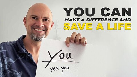 You can make a difference and save people's lives. Please listen and start saving lives—one, ten, or