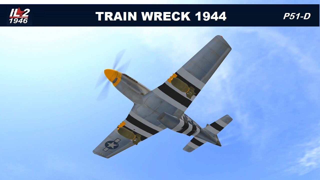Train Wreck an iL-2 1946 Single player game video