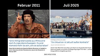 💥 Flüchtlingsproblem & Virus, Gaddafi hat gewarnt 🚨
