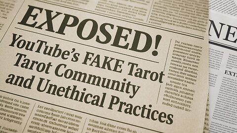 SHARE THIS EVERYWHERE! TAROT READER EXPOSES ONLINE TAROT READERS: WHAT THEY DON'T WANT YOU TO KNOW