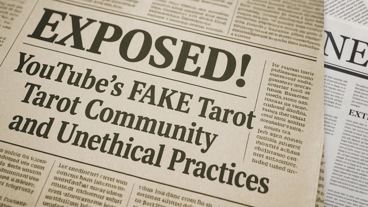 SHARE THIS EVERYWHERE! TAROT READER EXPOSES ONLINE TAROT READERS: WHAT THEY DON'T WANT YOU TO KNOW
