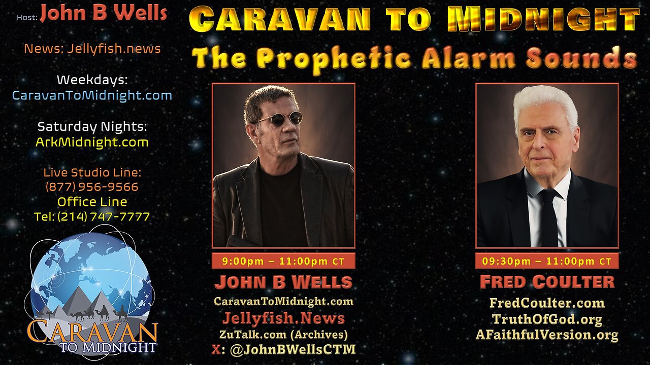 The Prophetic Alarm Sounds - John B Wells LIVE