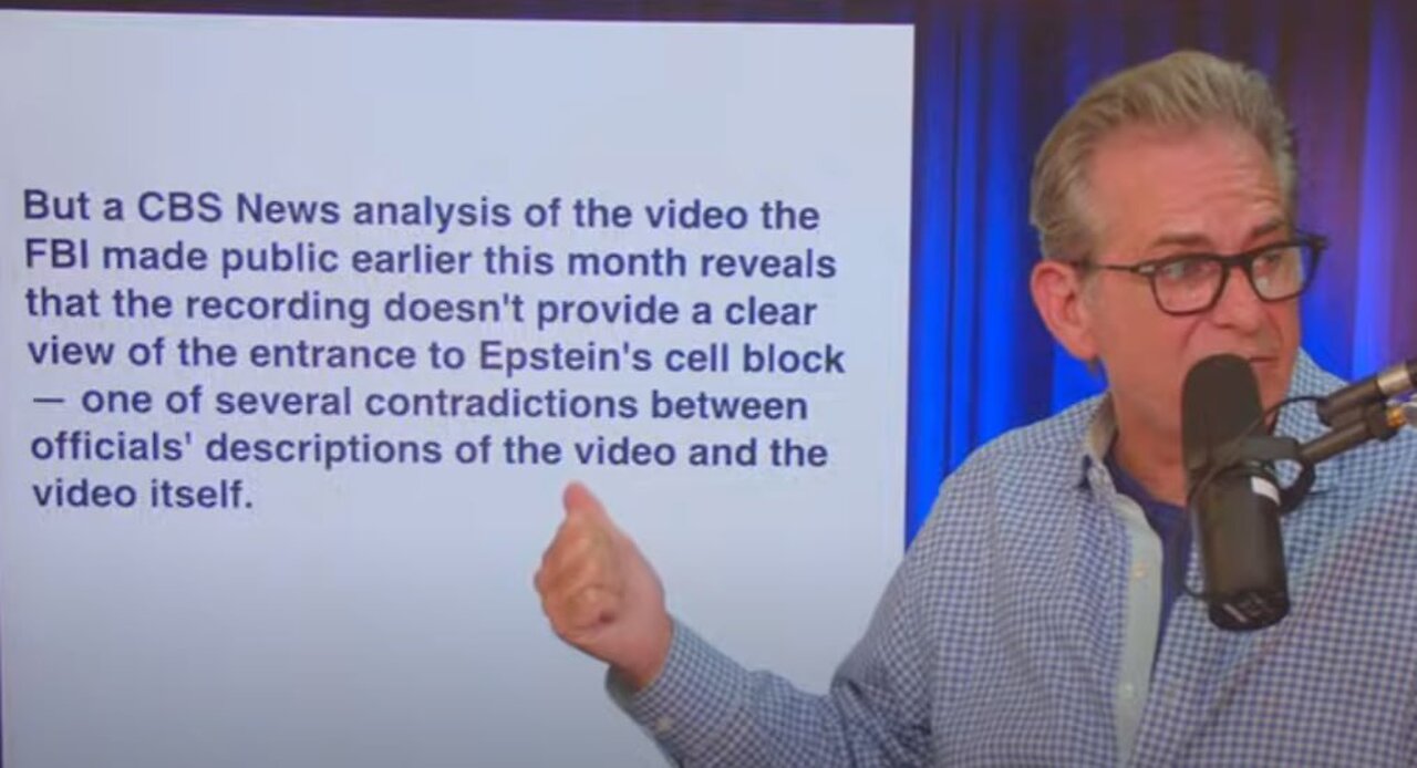 Forensics expert analysis of Jeffrey Epstein jail video contradicts government's claims