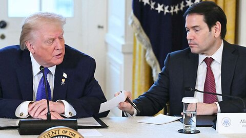 Rubio Hands Trump Private Note - All Hell Breaks Loose