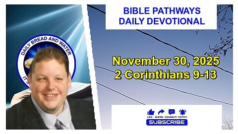 Bible Pathways Daily Devotional Nov 30, 2025