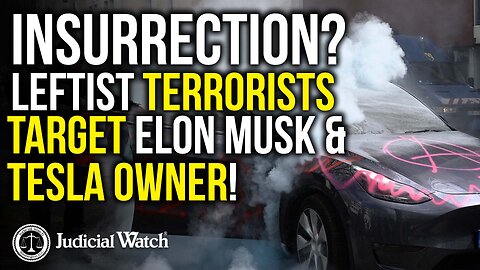 INSURRECTION? Leftist Terrorists Target Elon Musk/Tesla Owner!