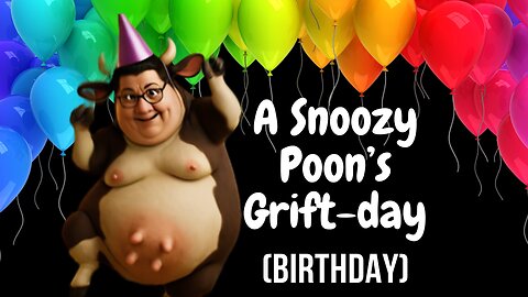 A Snoozy Poon's GriftDay #awbj #fubj