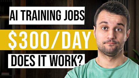 NEW AI Training Jobs Remote Work For Beginners (2025)