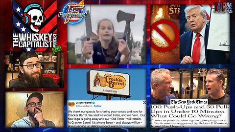 Teen Gets Charged For Defending Sister From Migrant/Flag Burning Ban/Cracker Barrel Caves | 8.27.25