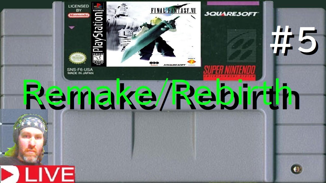 Final Fantasy VII remake/rebirth part #5 (livestream) live