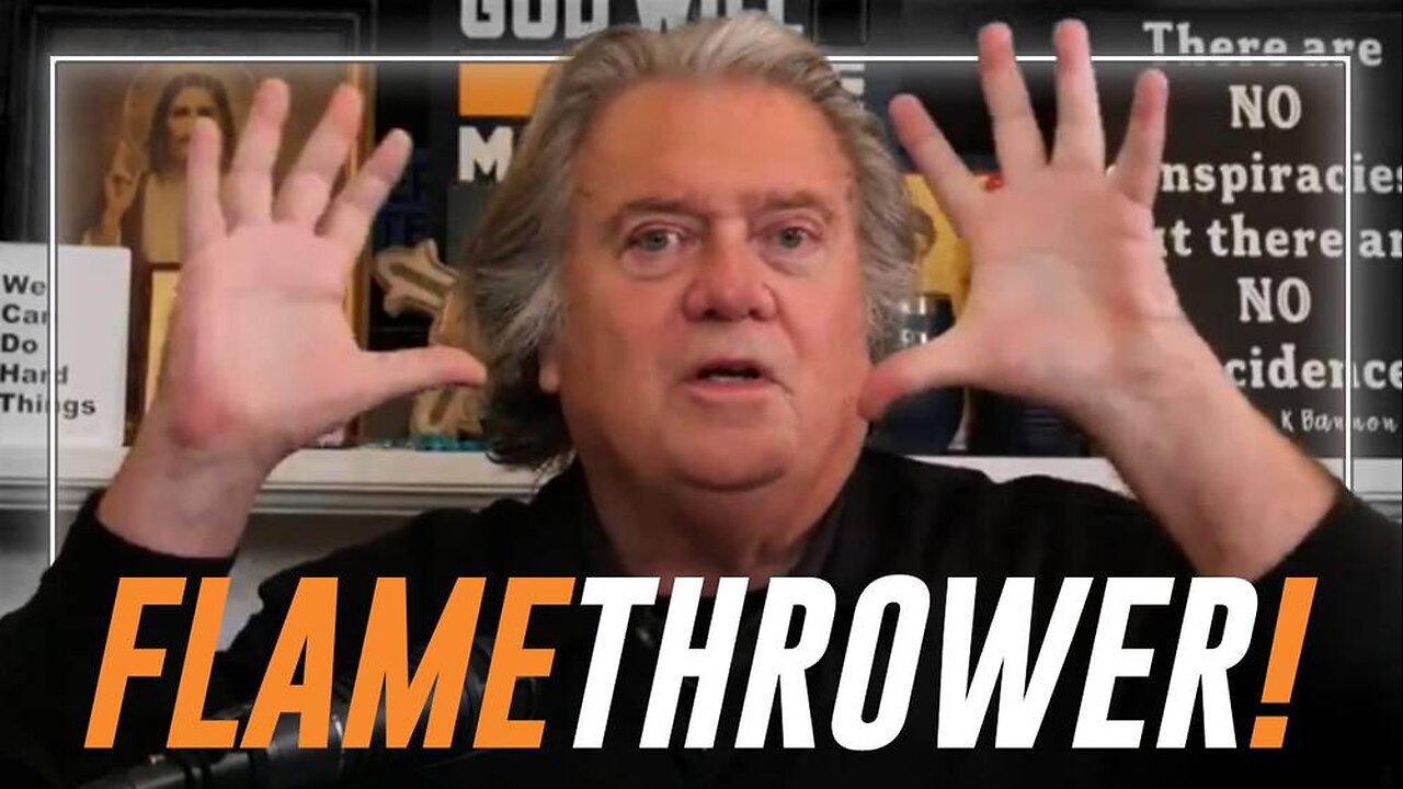 VIDEO: Steve Bannon Takes A Flamethrower To Israeli Agents/Fox News Who Are Pushing The Trump Administration Into Total War With Iran