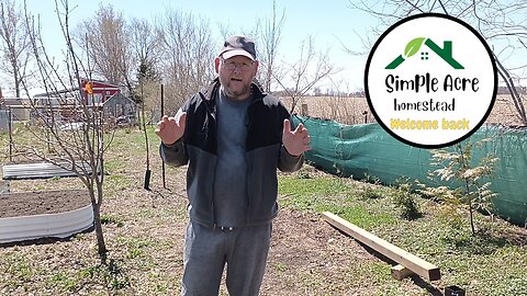 Framing a Simple Pole Barn style shed for our Garden.