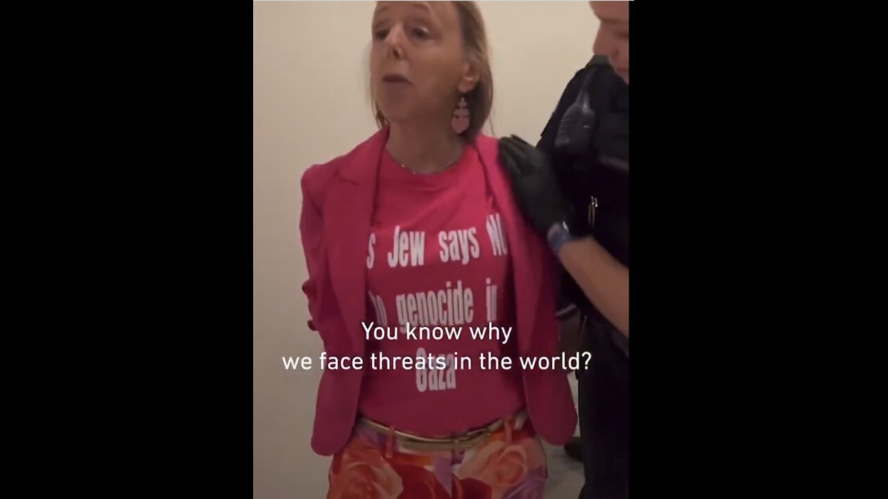 Police arrested Code Pink co-founder Medea Benjamin for protesting against Israel's genocide on Gaza