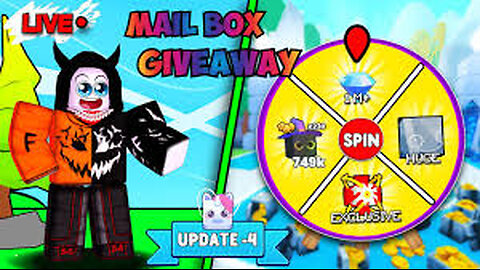 LIVE - GIVING AWAY HUGE PETS IN MAILBOX!! (Pet Simulator 99)
