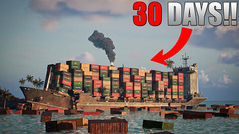 I'm Stuck On a Cargo Ship For 30 Days!! | 30 Days On Ship Demo