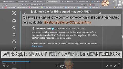 [LAW] No Apply For SIMCOE OPP "POLICY" Guy, With No Deal CROWN POZIOMKA Aye!