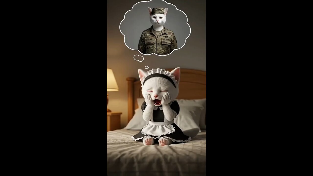 Kitten left Alone Army Dad Returns to aBig Supride