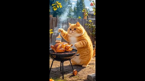 Tricks of cats to roosters