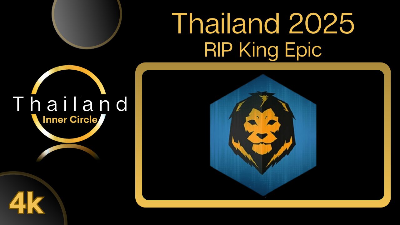 4K Thailand - RIP King Epic | Walk And Talk
