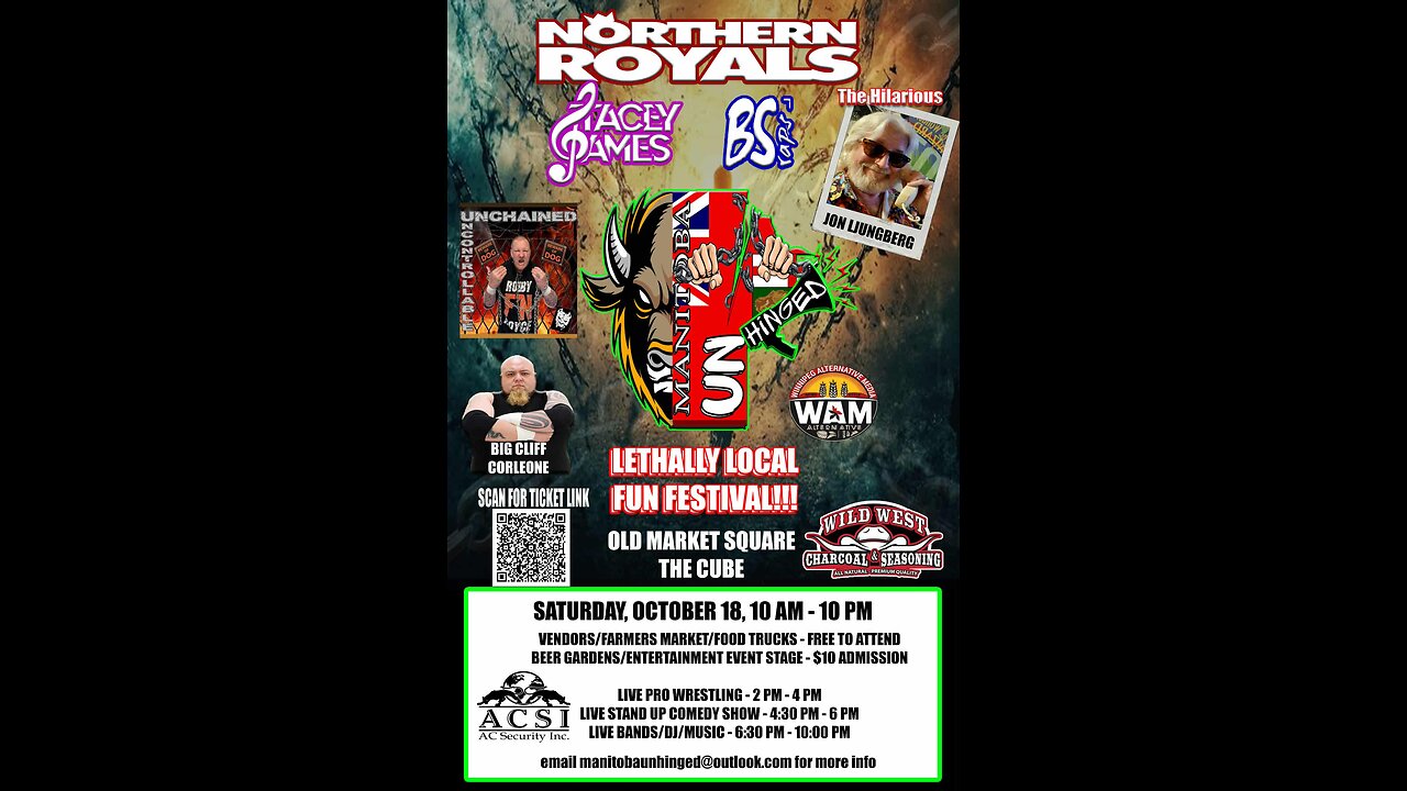 MANITOBA UNHINGED! The Only Real Pro Local, Pro Small Business Festival In Town!